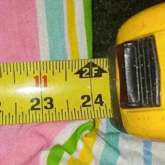 Saks Fifth Avenue Chiha by Jaconelli Rare VintageVertical Pastel Lines H… - Picture 5 of 16